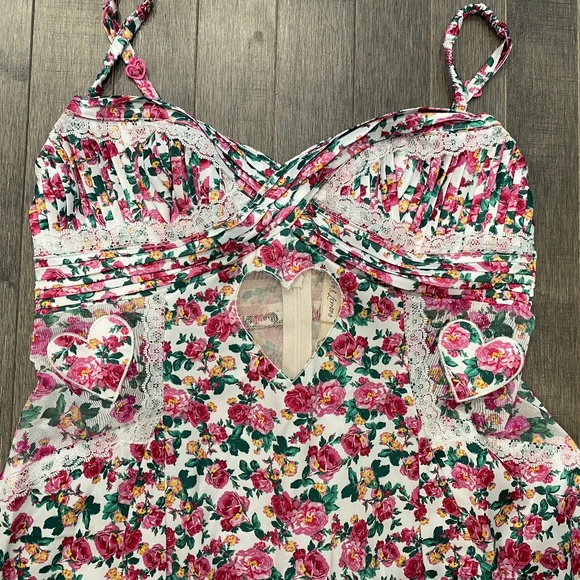 🎉HOST PICK 🎉 NWT For Love and Lemons 🍋 Heart Bloom Slip Dress - Picture 6 of 6